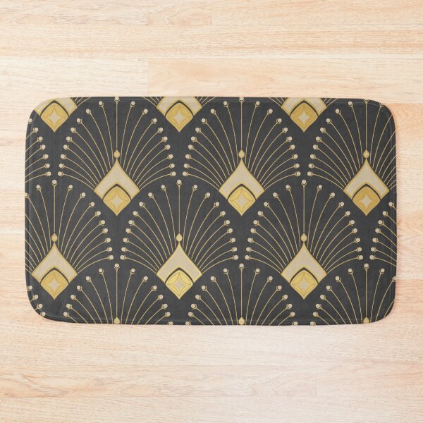 Item preview, Art Deco Gold Palm On Dark Background designed and sold by Vic Torys ☆.