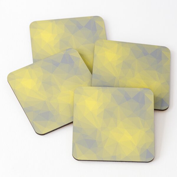 Item preview, Low poly yellow pattern designed and sold by ProfiTrollka.