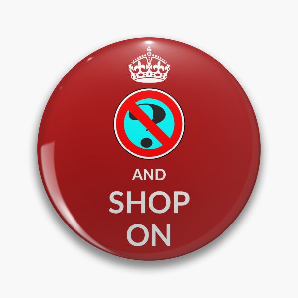 Item preview, Keep Calm No Questions And Shop On T shirt - No Questions T shirt - Mens Womens T shirt designed and sold by Apikoedesign.