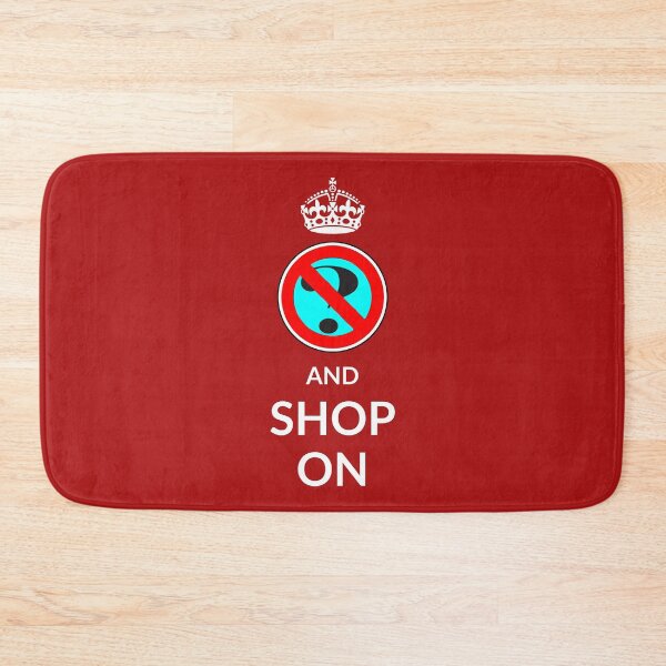 Item preview, Keep Calm No Questions And Shop On T shirt - No Questions T shirt - Mens Womens T shirt designed and sold by Apikoedesign.