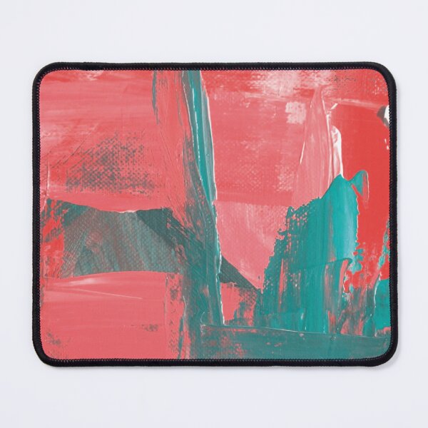 Item preview, Aesthetic pastel art pattern. Emerald green and pink painting. designed and sold by AimiAesthetic.