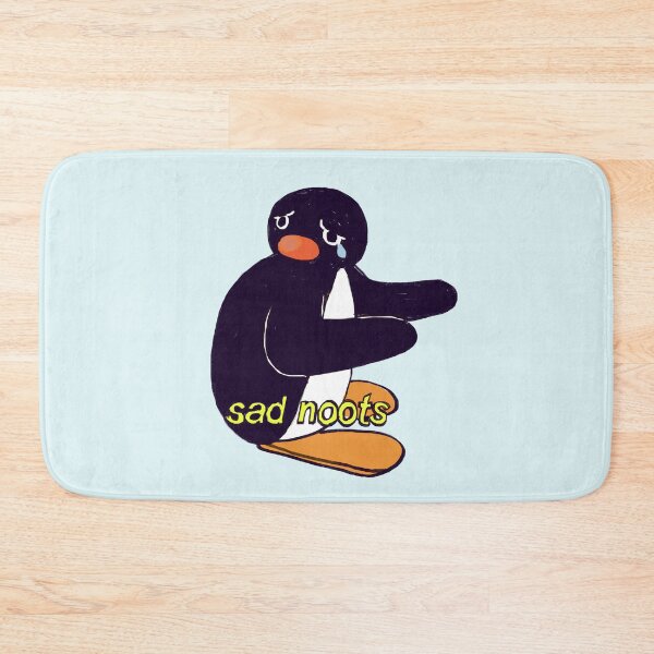 Item preview, I draw another sad noots penguin meme designed and sold by RansRoom.