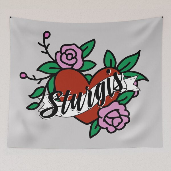 Item preview, Tattoo Style sturgis South Dakota Motorcycle Rally designed and sold by PincGeneral.