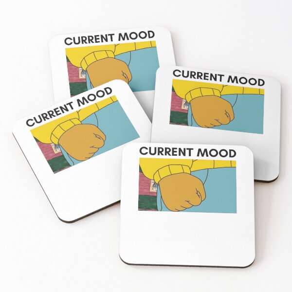 Item preview, Arthur Fist Meme Current Mood Angry designed and sold by ladylaughprints.