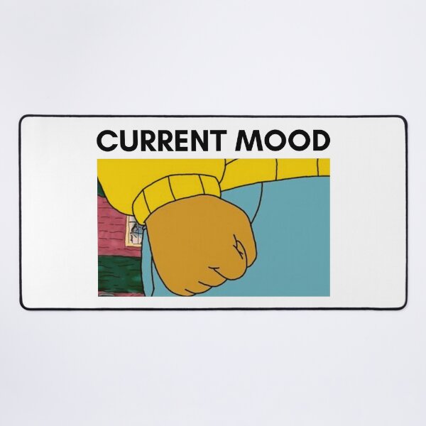 Item preview, Arthur Fist Meme Current Mood Angry designed and sold by ladylaughprints.