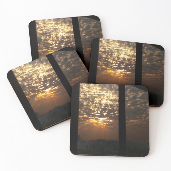 Item preview, Magnificent sunrise through the window designed and sold by VeenaNair23.