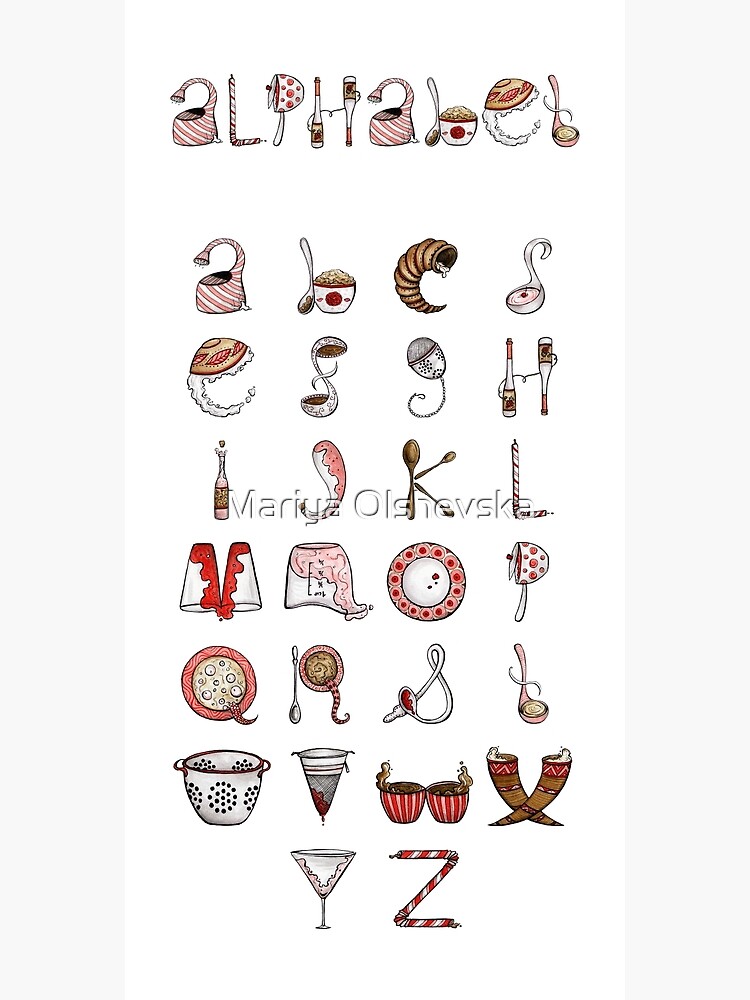Spills & Spoons Alphabet by OzureFlame