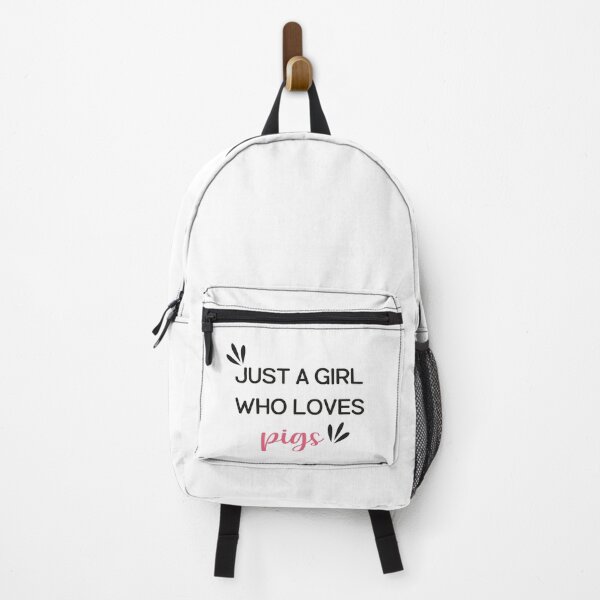 Item preview, Funny Just a girl who loves pigs, pigs lover, gift idea for friend,sister, bestie, designed and sold by akd - MARKET ⭐ ⭐ ⭐ ⭐ ⭐.