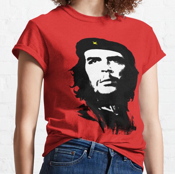 BluCaribe, Shirts, Ernesto Che Guevara Red Retro Tshirt Political Cuba  Revolution Size S