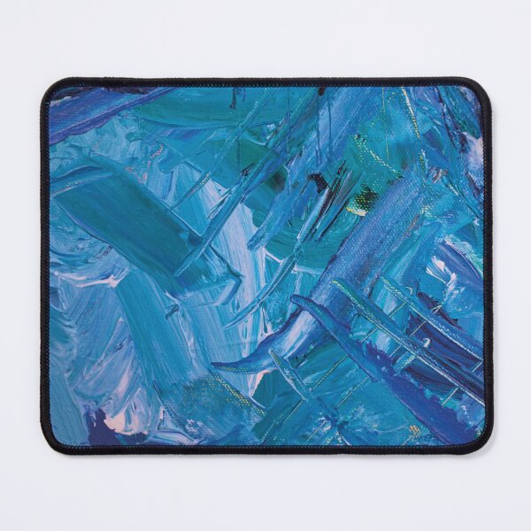 Item preview, Aesthetic pastel art pattern. Art painting texture. Blue, violet designed and sold by AimiAesthetic.