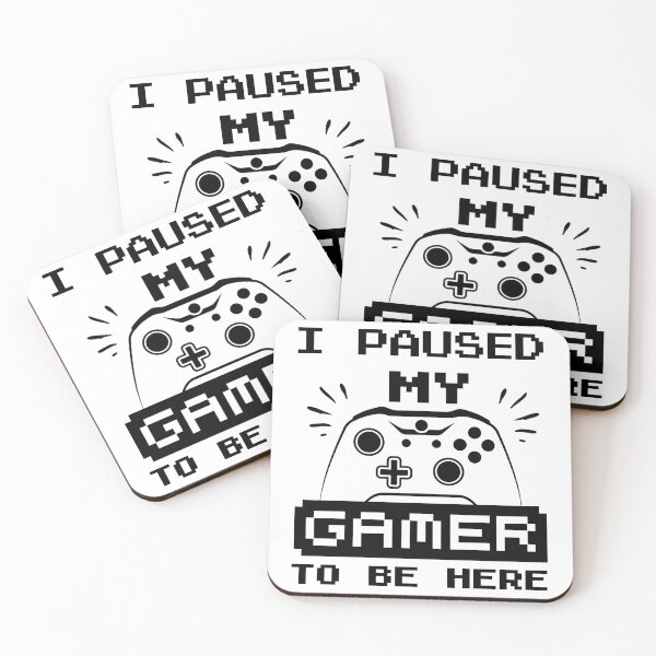 Item preview, I Paused My Game to Be Here designed and sold by ahmedalsidi.