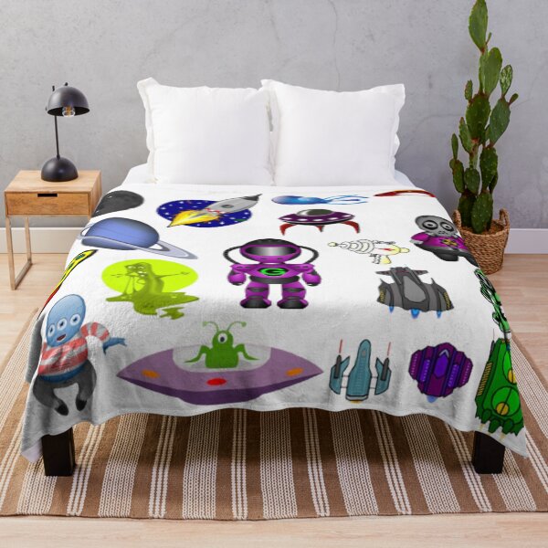 Item preview, Space art clip aliens stickers designed and sold by BestDesign87.
