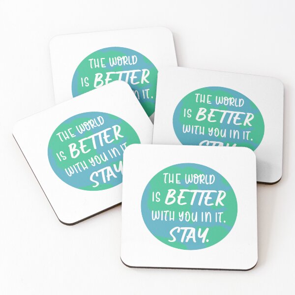 Item preview, The World is Better With You In It Help Mental Health Support Depression and Anxiety  designed and sold by ichewsyou.