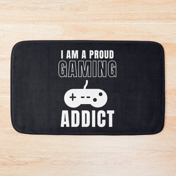 Item preview, I am a proud gaming addict white designed and sold by Creative Life.