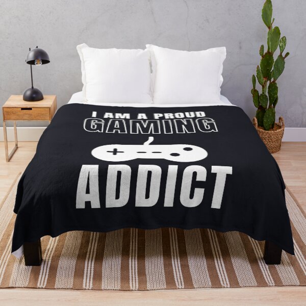 Item preview, I am a proud gaming addict white designed and sold by Creative Life.