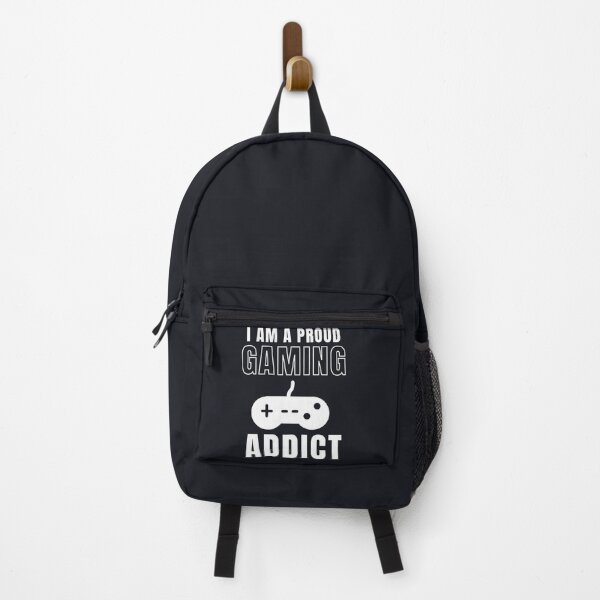 Item preview, I am a proud gaming addict white designed and sold by Creative Life.