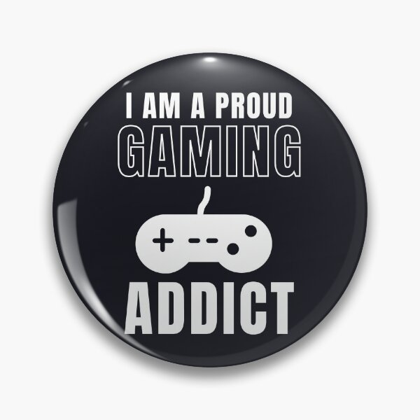 Item preview, I am a proud gaming addict white designed and sold by Creative Life.