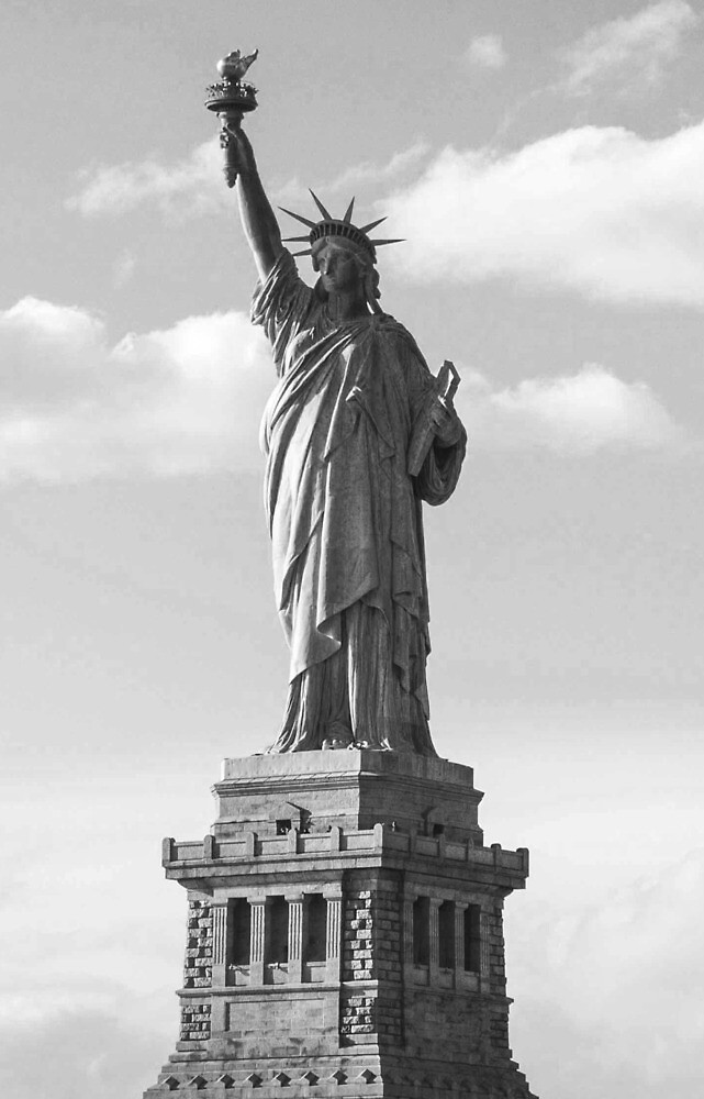 Fotos De La Estatua De La Libertad En Blanco Y Negro