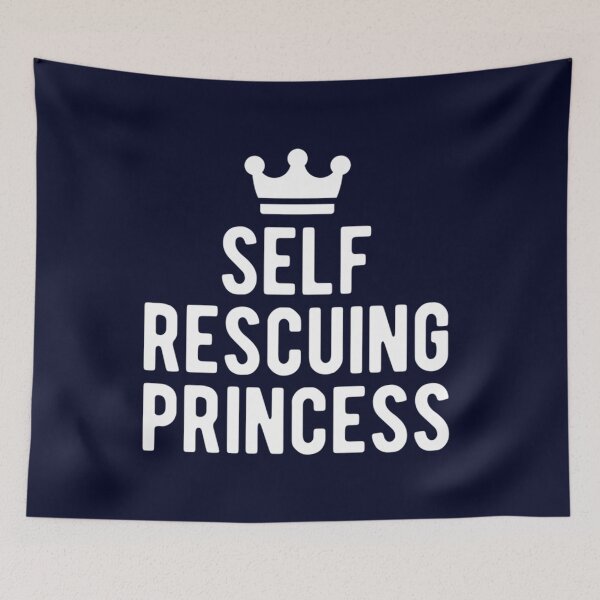 Item preview, Self Rescuing Princess Official Logo For Strong Women 1   designed and sold by Thingamabobb.