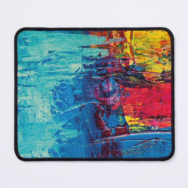 Item preview, Aesthetic art pattern. Blue and red pastel painting. Liquid art. Rasta designed and sold by AimiAesthetic.