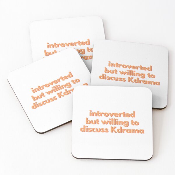 Item preview, introverted but willing to discuss kdrama designed and sold by Colorful-Inspo.