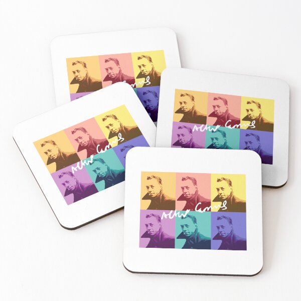 Item preview, Philosopher Albert Camus pop art designed and sold by challengecafe.