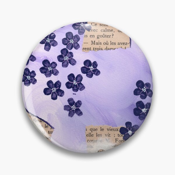 Item preview, mauve florality designed and sold by artelierceline.