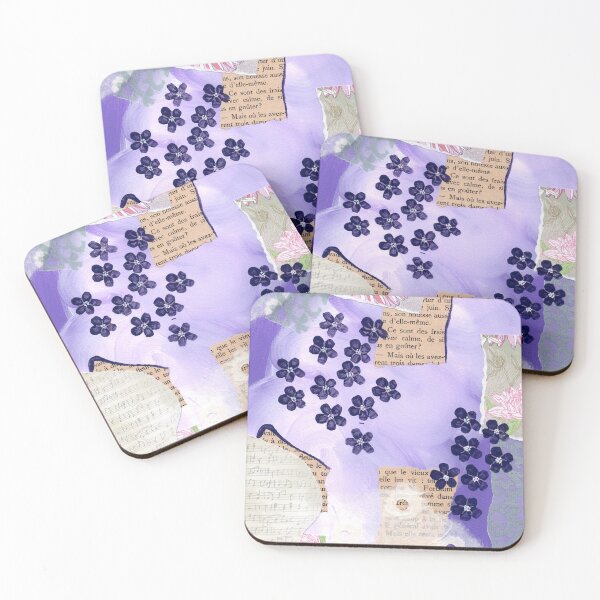 Item preview, mauve florality designed and sold by artelierceline.