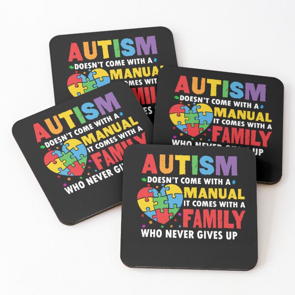 Item preview,  Autism Doesn't Come With a Manual It Comes With a family Who Never Gives Up designed and sold by Majesticoo.