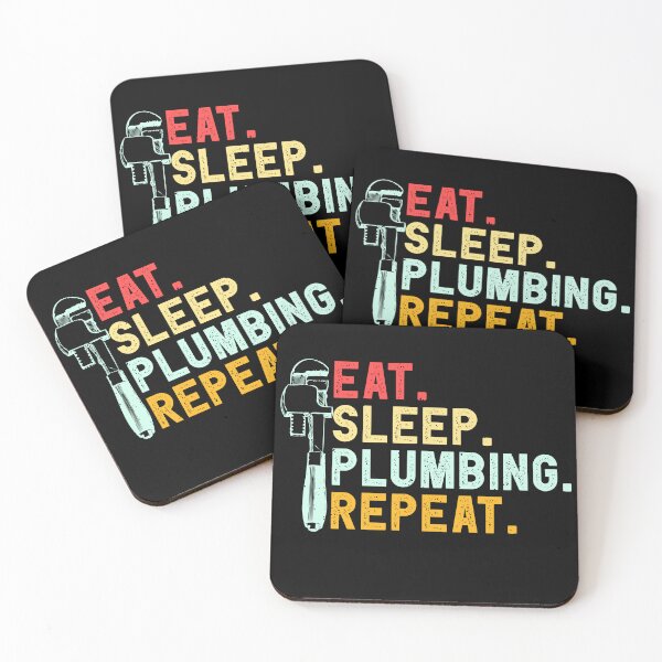 Item preview, Eat Sleep Plumbing Repeat designed and sold by jeffded.
