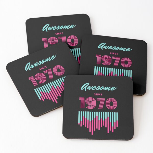 Item preview, Awesome since 1970 designed and sold by DeversDesigns.