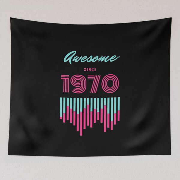 Item preview, Awesome since 1970 designed and sold by DeversDesigns.