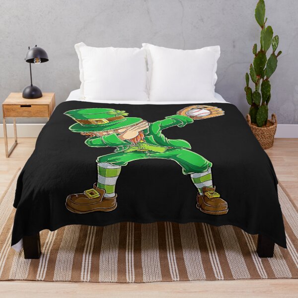 Item preview, Dabbing Leprechaun Baseball St Patricks Day Boys Men Sports designed and sold by marcipattysk1i.