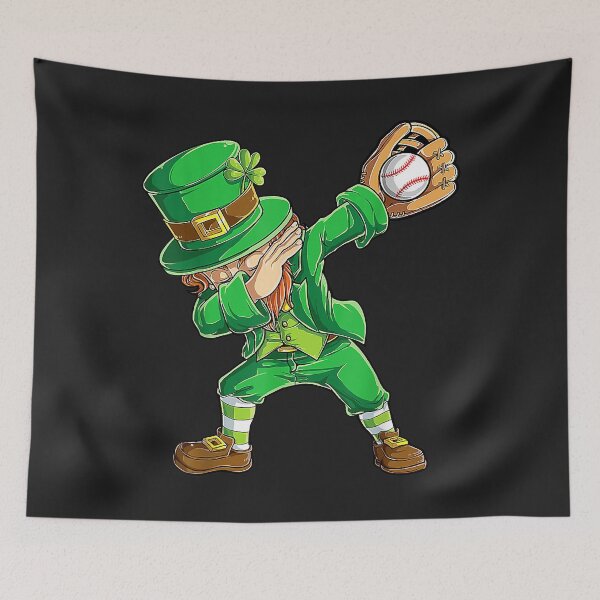 Item preview, Dabbing Leprechaun Baseball St Patricks Day Boys Men Sports designed and sold by marcipattysk1i.