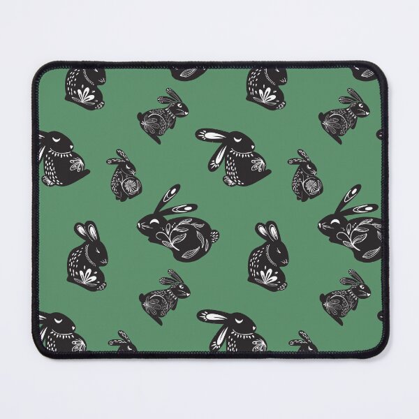 Item preview, Black Flower Bunnies designed and sold by CameleonDesign.