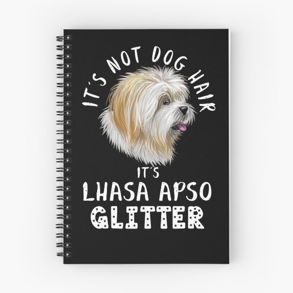 Item preview, It's not dog hair it's LHASA APSO glitter funny dog quote designed and sold by theshirtinator.