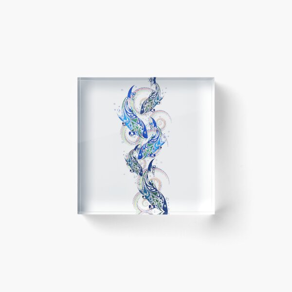 FISH IN THE SEA Acrylic Block