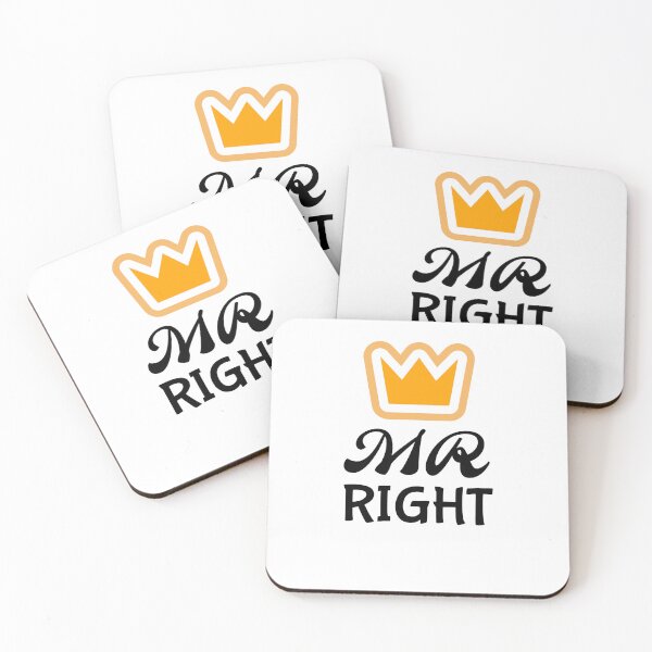 Item preview, MR. Right .. MRS. Always Right designed and sold by ThinkAndReflect.