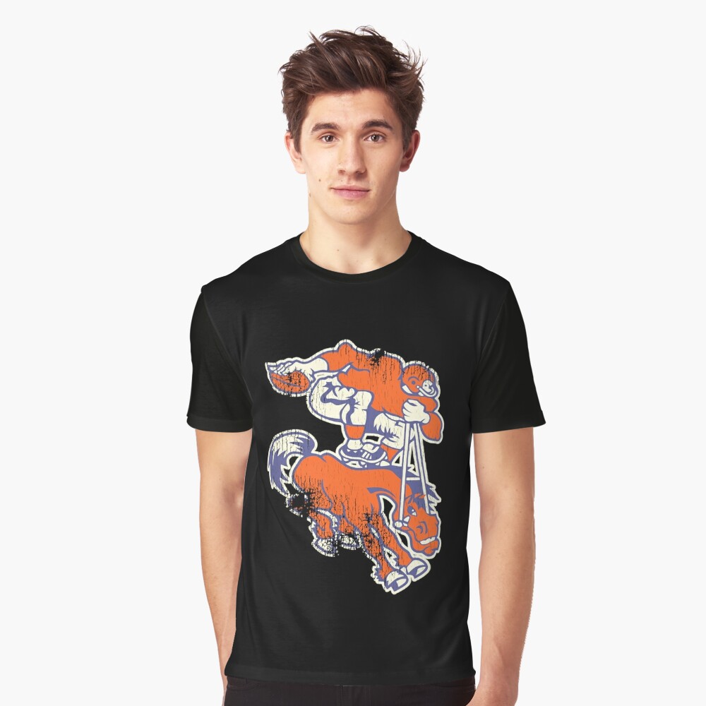 Vintage Denver Broncos Mascot Essential T-Shirt for Sale by