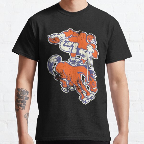 Vintage Denver Broncos Mascot Essential T-Shirt for Sale by keplicon1789