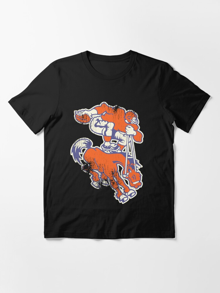 Vintage Denver Broncos Mascot Essential T-Shirt for Sale by keplicon1789