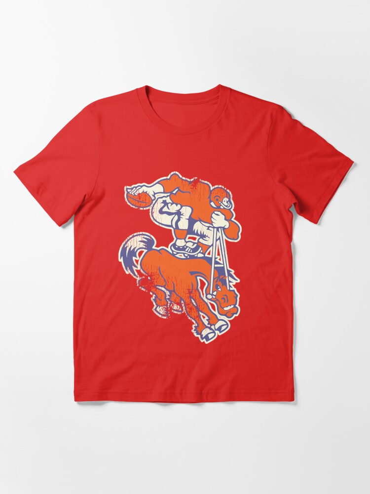 Vintage Denver Broncos Mascot Essential T-Shirt for Sale by keplicon1789