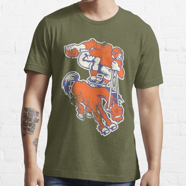 Vintage Denver Broncos Mascot Essential T-Shirt for Sale by keplicon1789