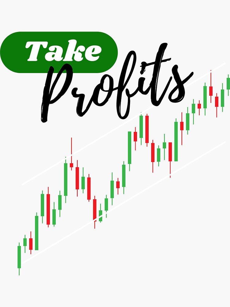 "Take Profits!" Sticker for Sale by o00OAnimanifest Redbubble