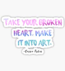 Broken Heart Sticker