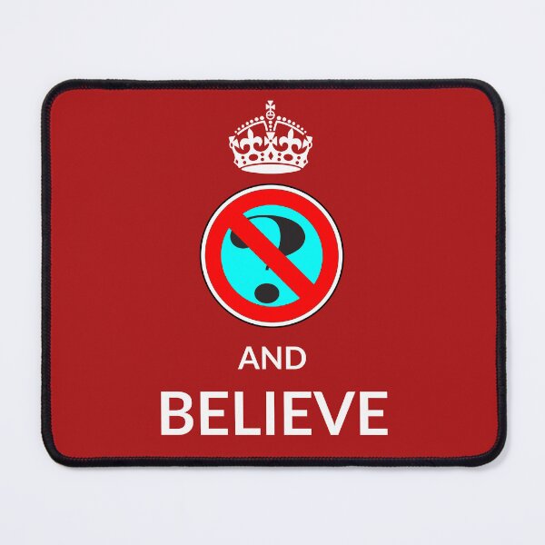 Item preview, Keep Calm No Questions And Believe T shirt - No Questions T shirt - Mens Womens T shirt designed and sold by Apikoedesign.