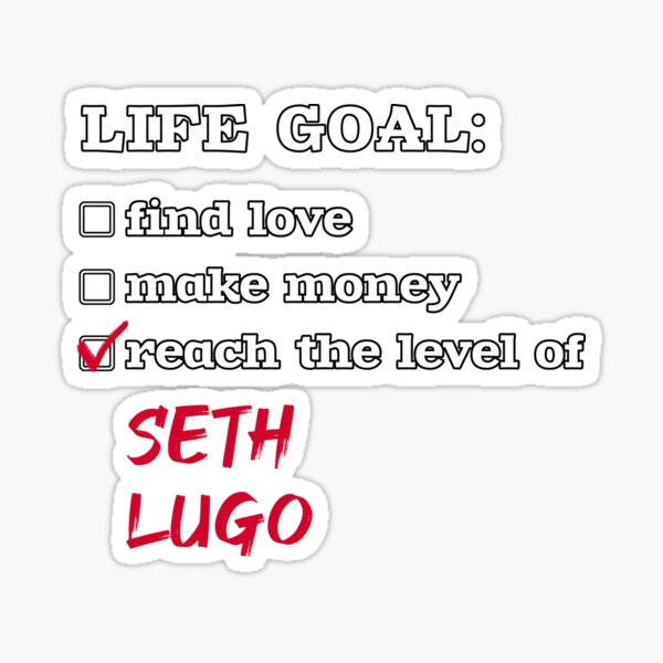 Seth Lugo - Meta de vida Pegatina