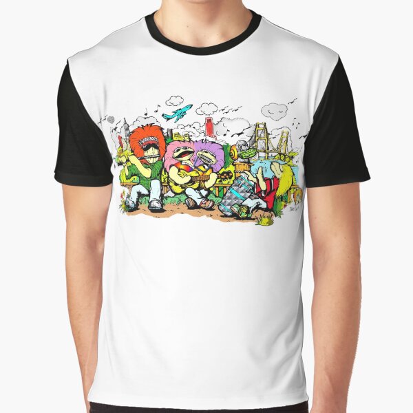 Item preview, Clamkin Family Cartoon Characters Jamming in San Francisco Golden Gate Park designed and sold by Bruce Ingrassia.