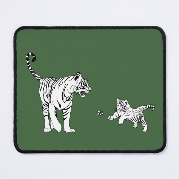 Item preview, A Tiger Watching its Cub Playing with a Butterfly designed and sold by Arkneer.