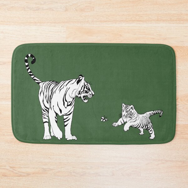 Item preview, A Tiger Watching its Cub Playing with a Butterfly designed and sold by Arkneer.